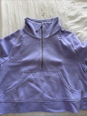 Lululemon Dusty Lilac Scuba Half-Zip Pullover Sweatshirt